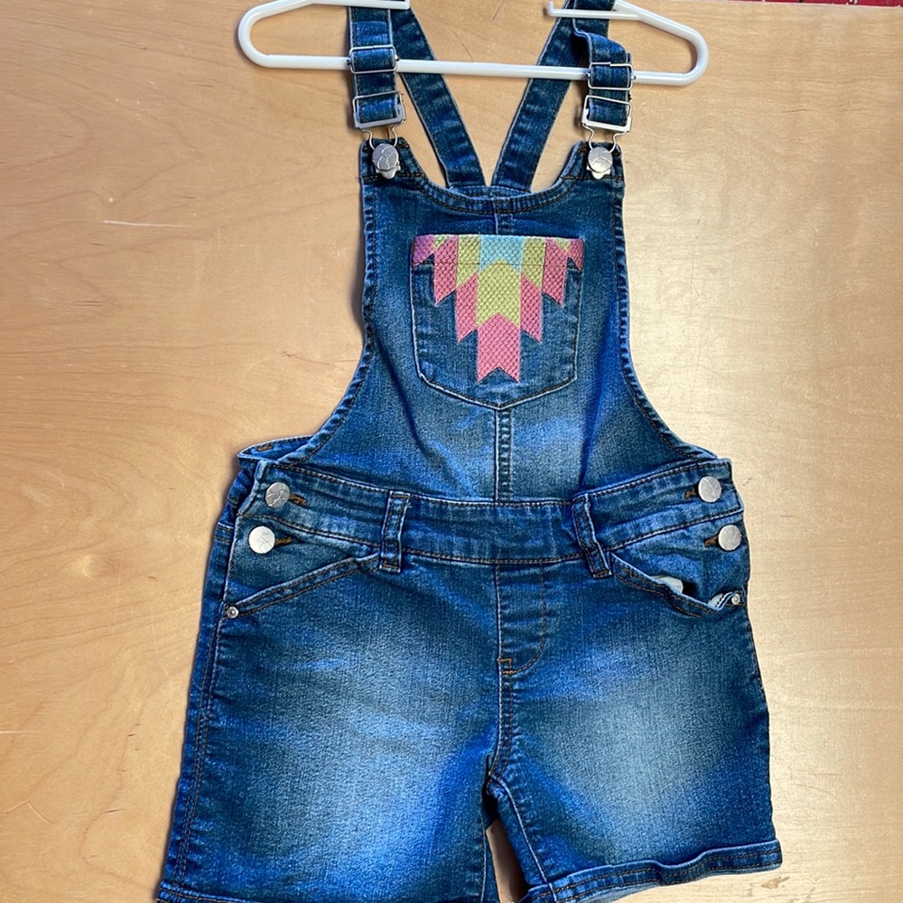 Jessica Simpson Girls Size 7 shorts overalls